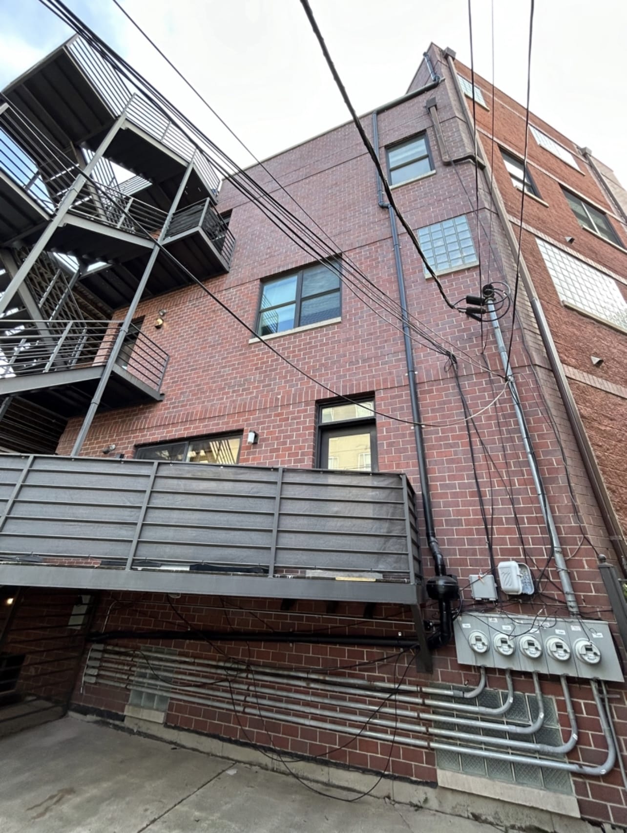 Commercial Building with Radon Mitigation System

